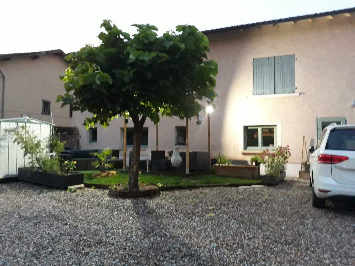 La Maison des Vignes - petits déjeuners continental Charentay Esterno foto